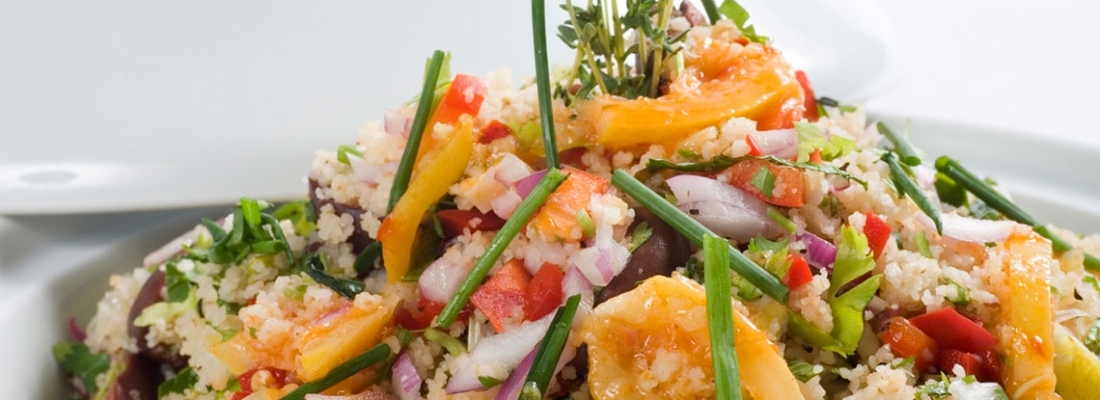 סלט קוסקוס <br> ים תיכוני