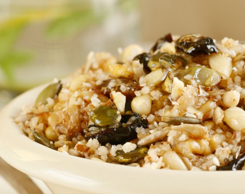 קוסקוס מלא עם חמאה – "מלא" בדברים טובים ובריאים