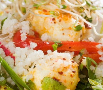 טאבולה קוסקוס ולבנה <br> בשמן זית